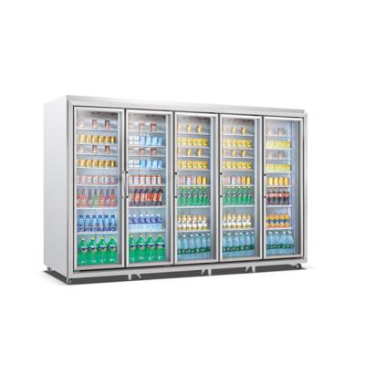 Vidro de vidro comercial Front Bar Fridge 2500L dos refrigeradores da porta de Copeland