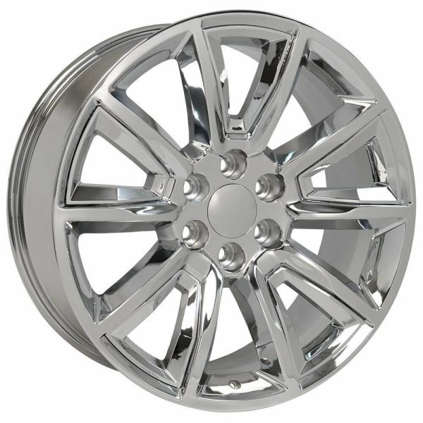 Tahoe Yukon Replica Wheels 20x8.5 20 Inch Chrome Chevy Rims 5696