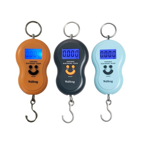 Balance de bagages portable Weiheng en plastique ABS avec affichage numérique, recommandation de poids maximum de 50 kg