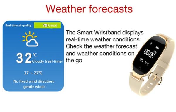 New Arrival S3 Smart Bracelet With Heart Rate Sleep Monitoring Blood Pressure Fashion Sport Bracelet Waterproof Wristban