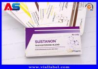 10ml Small Box For Injection Bottles, Matt Customized Test Blend Vial Cartons Printing For Pharmaceutical Package