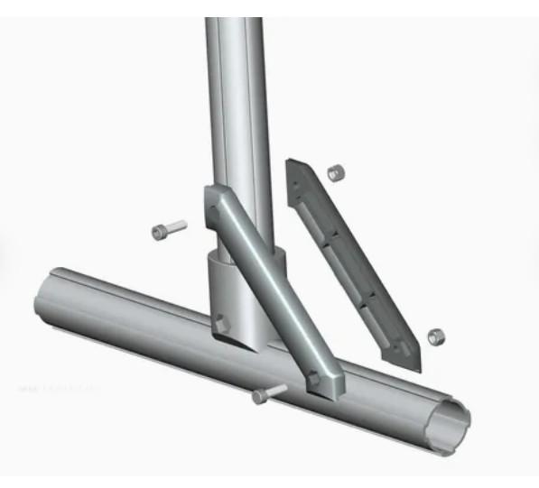 Industry Aluminum Pipe Joint Aluminium Alloy Joint Lean Pipe