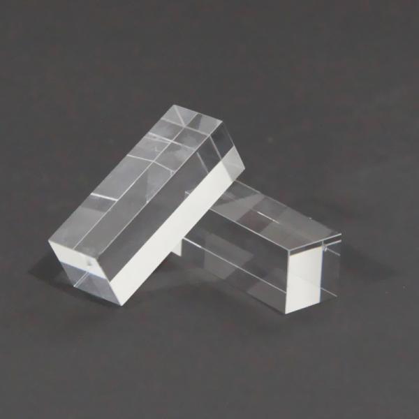 Custom High precision Optical BK7 Glass Suncatcher Crystal Prism Right Angle Triangular Prism With AR coating
