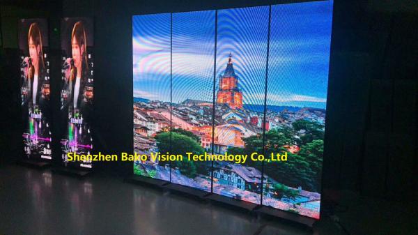 Slim Light Weight Indoor Led Poster Board P2.5 Placard Easy Move For Advertising