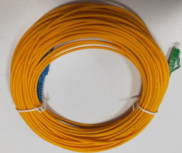 2.0-20M Single Mode Fiber Patch Cable , SC LCA Simplex Fiber Patch Cord