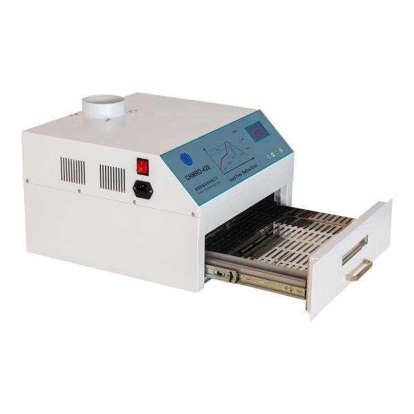 Flexible Production 2500W Dual Sensor SMT Reflow Oven Table Top