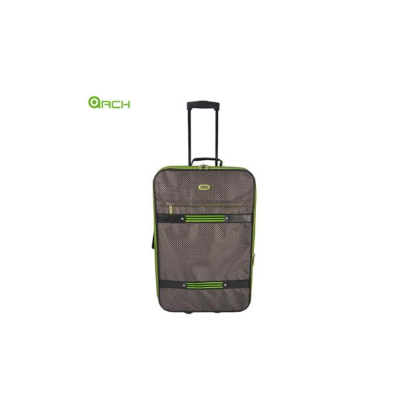 600D Padlock Luggage Bag Sets Trolly Suitcase With Semi Stransparent Skate Wheels