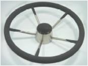 9 Spoke Polished Stainless Boat/Marine Steering Wheel/stainless steel steering wheel from China