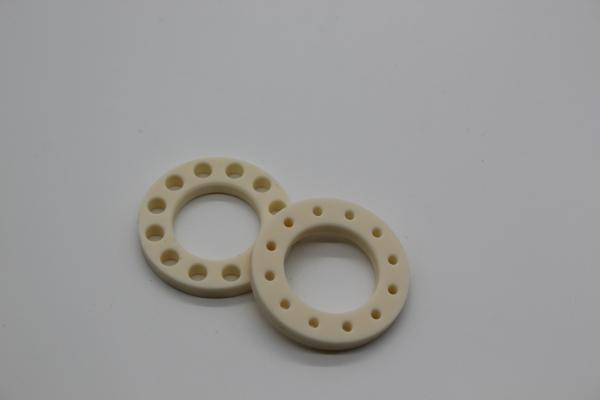 Precise Advanced Ceramics Round Alumina Ceramic Ring Ceramic Gasket Machinery