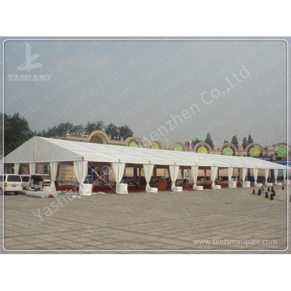 UV Resistant Acr Roof PVC Fabric Tent Structure Hard Pressed Aluminum Frame