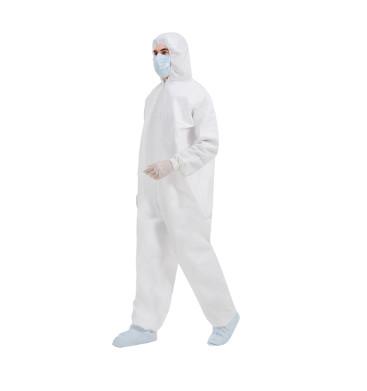 Parte dianteira protetora descartável uniforme do zíper da combinação da clínica