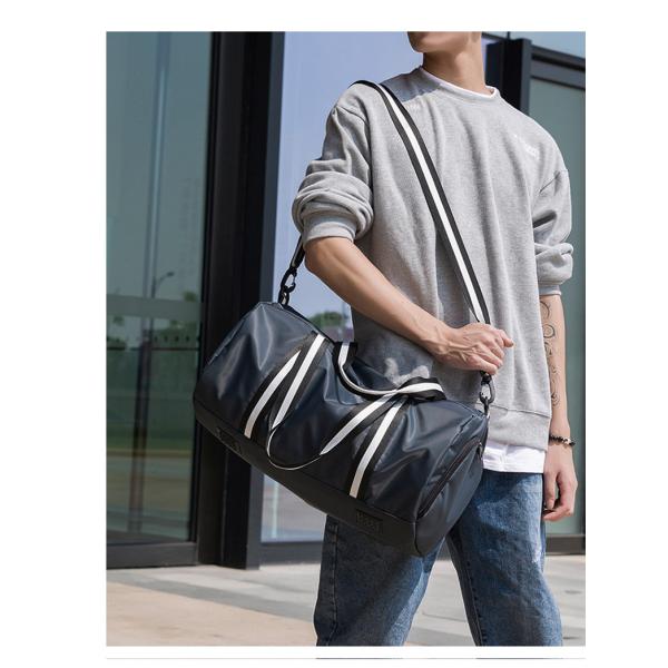 29L Sports Gym Bag Oxford Waterproof Travel Bags With Shoe Pocket