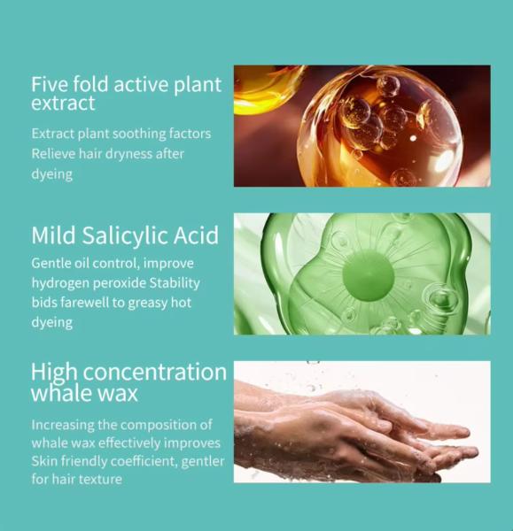 Professional Peroxide Developer Natural Hair Oxidant Cream Raw Material 1% 3% 6% 9% 12% Permanent Hair Color OEM/ODM