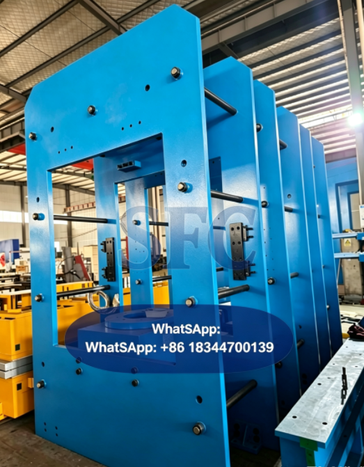 Frame Type Plate Vulcanizing Press with Fast Heating and Even Heat Distribution for Rubber Vulcanization