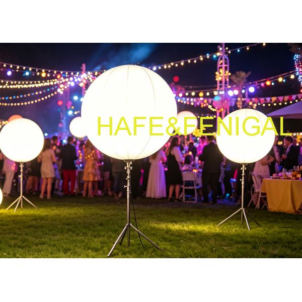 Pearl SP Balloon Light with Customizable Logo DMX Control and 200-800W LED for Premium Event Lighting
