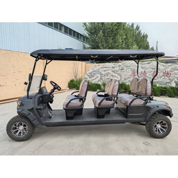 Fast Acceleration EV Golf Cart Safety Braking System UV-resistant Canopy CE Certified