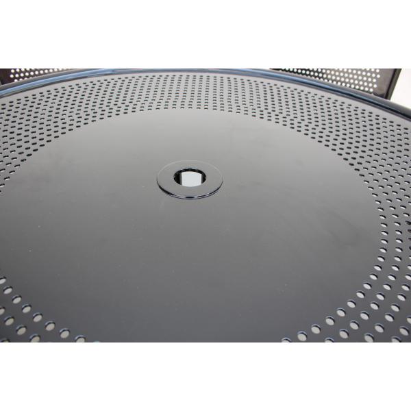 Коммерческий металлический пикник стол и стул набор круглый формы устойчивый к погодным условиям