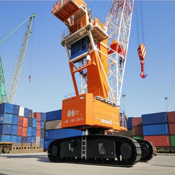 Up To 20 M Lifting Height and 50 Tonnes Capacity Mobile Harbour Crane -20°C To 50°C