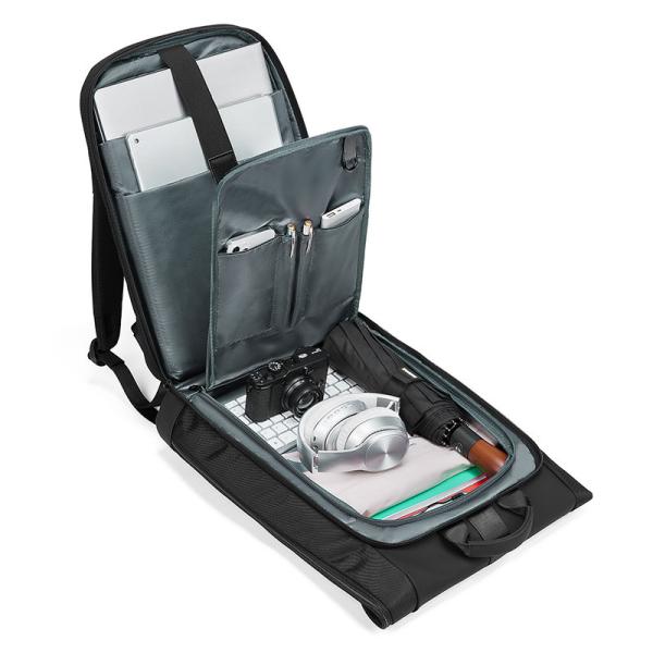 Male Daily Used Waterproof Smart Backpack 20-39 Litre Wear Resistance