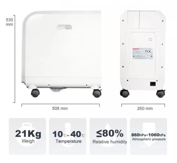 3L 0.5lpm Medical Oxygen Concentrator , Oxygen Concentrator Machine 5l