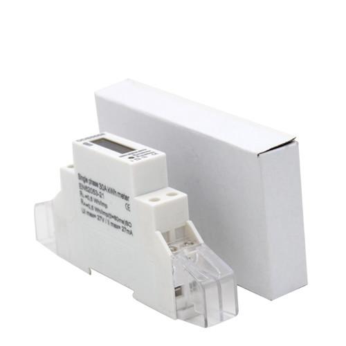 DDS5558 minimum size din-rail kilowatt hour kwh energy meter