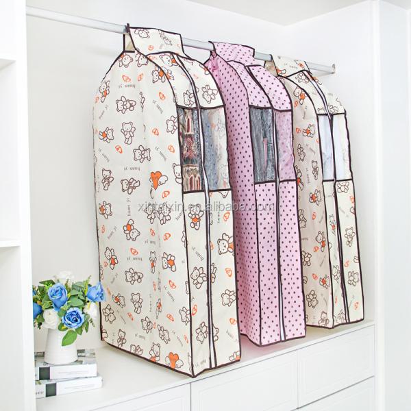 Sac antipoussière non tissé recyclable de couverture de costume de sac de