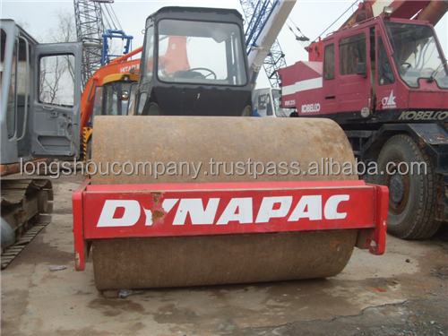 37 KW Used Dynapac CA30 CA25 Road Roller Drum Single Drum Roller For Road Construction