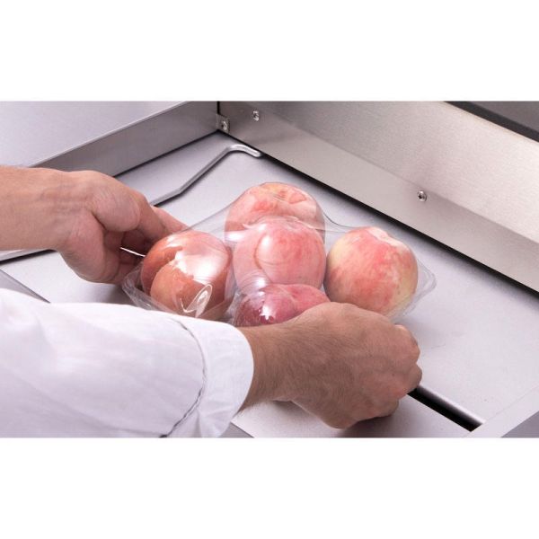 Electric Automatic PLC-Controlled Plastic Wrap Packaging Machine for Food and Commodity Sealing