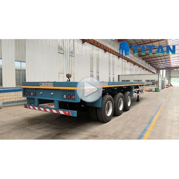 TITAN Tri Axle Telescopic Trailer |  24MExtendable Flatbed Trailer for Sale