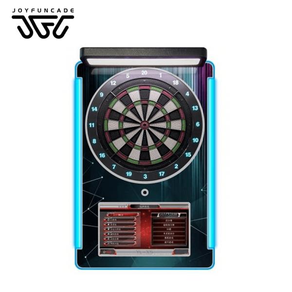 Digital dart machine with custom startup screen that can play advertising videos and pictures when on standby Mini dart machine for sale