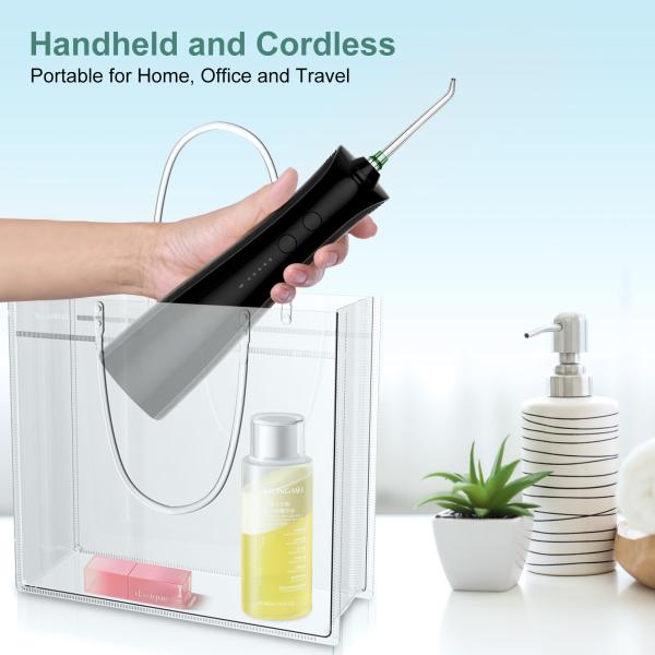 Factory Portable IPX7 Waterproof Water Flosser Mini Cordless Oral Irrigator Water Teeth Cleaner for Travel Home