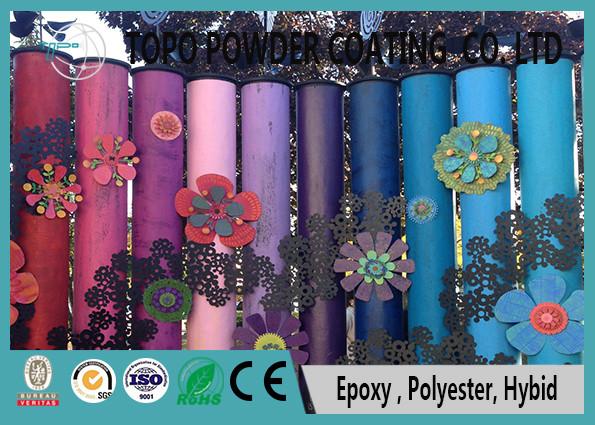1H-2H Pencil Hardness Decorative Powder Coating RAL 1018 Zinc Yellow Color