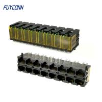 O PWB 2x8 move 16*10P 160 o conector do Pin RJ45 com terminal do ângulo direito