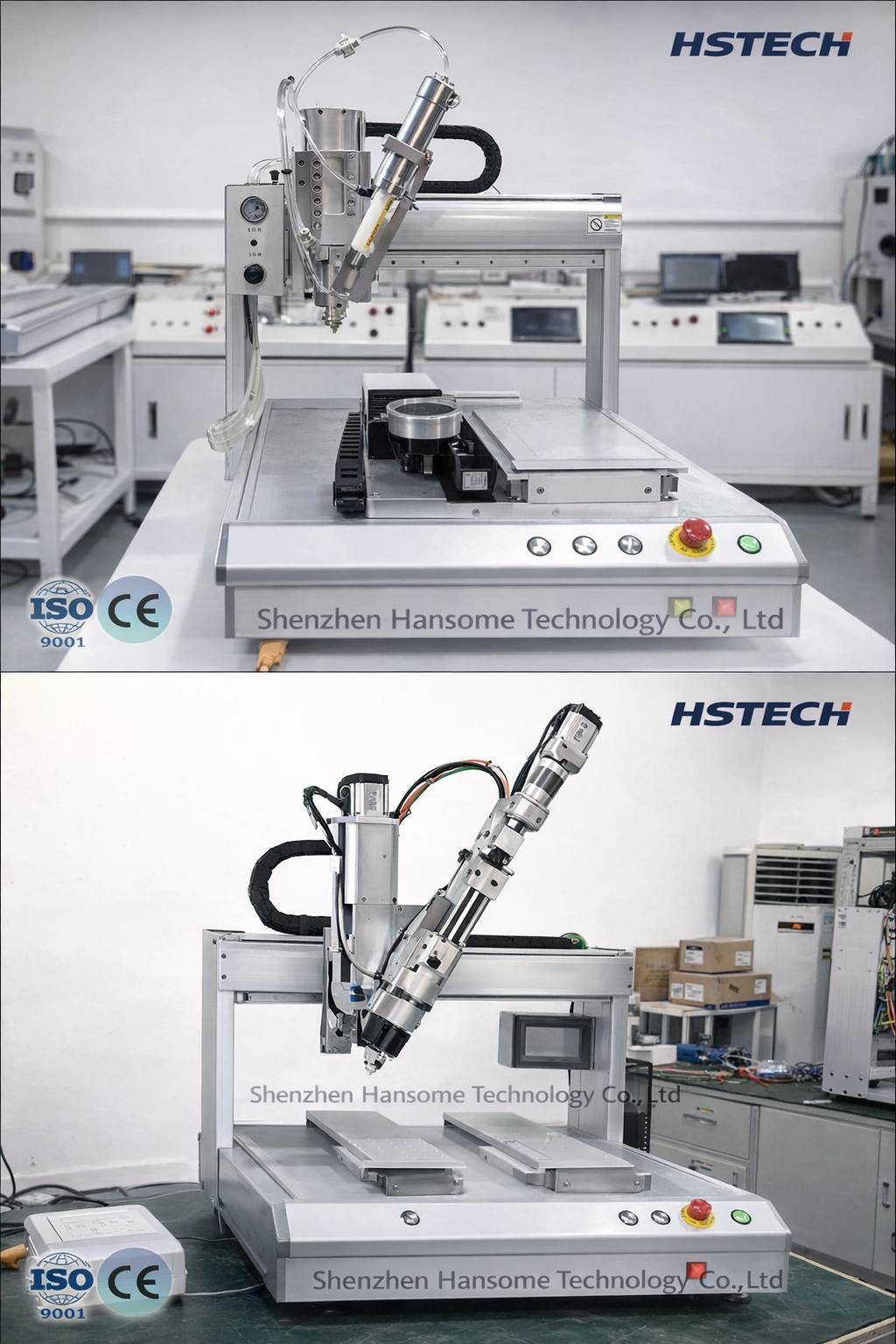 High Precision Desktop Automatic Glue Dispenser with Vision System and 300mm/s Speed for Electronics Manufacturing