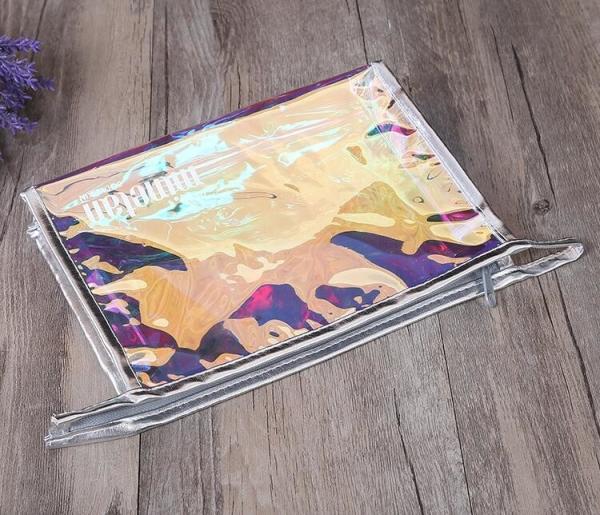 Slider Zipper Swimwear Bag A3 A4 A5 Cosmetic Travel bag with button, storage promotional gift , leisure, toiletry