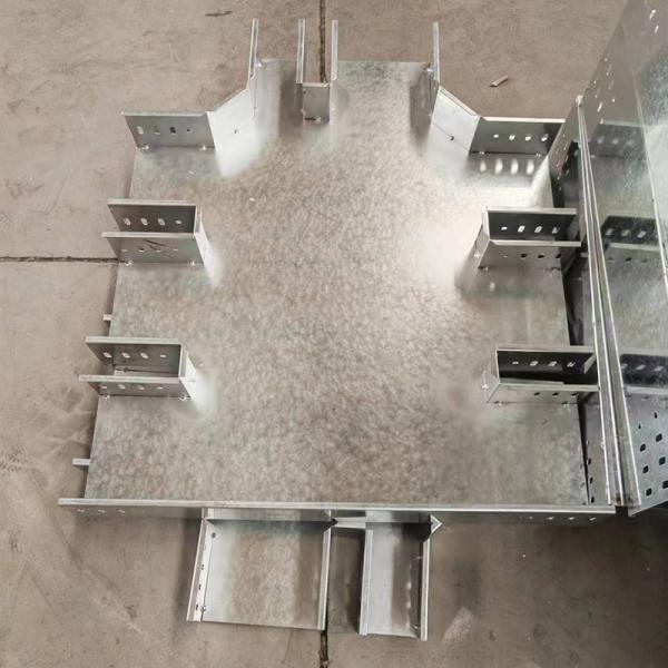 Wall Mounted Silver Cable Tray Parts for Cable Protection and Management