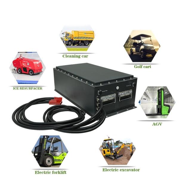 Настраиваемый литийный аккумулятор для погрузчика 24V 48V 60V 72V 80V Lifepo4 высокий ток