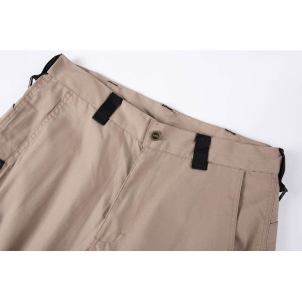 Water-Resistant Outdoor Work Pants with Adjustable Waist Straps and Zipper Cargo Pockets Tactical Cargo Pants