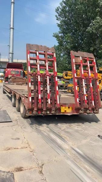 Charge 50 tonnes semi-remorque à lit bas utilisée semi-remorque à lit bas 50000kgs