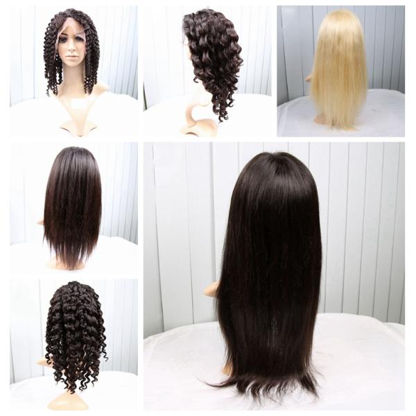 Unprocessed Brazilian Human Lace Front Wigs , Human Hair Lace Front Braided Wigs