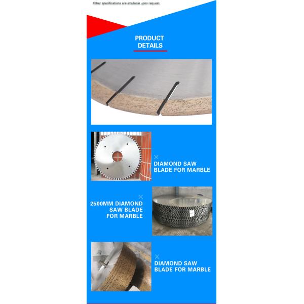 Пакистан Каменный мраморный бриллиантовый режущий диск 450 мм У-слот резач 40 * 5,0 * 10 мм острота