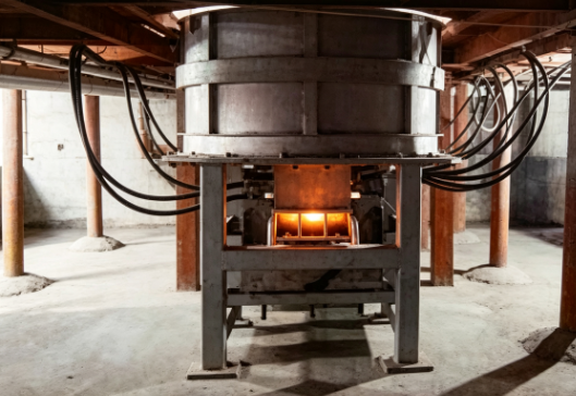 PLC Automated Control Metal Smelting Furnace Customizable Dimensions