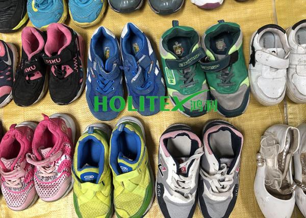 Children's Second Hand Clothes Shoes / Colorful Used Sports Shoes For Summer