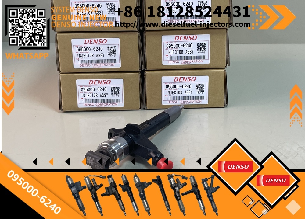 Genuine Denso Fuel Injector 095000-6240, 16600-VM00D/16600-MB40, Suitable for Nissan Models