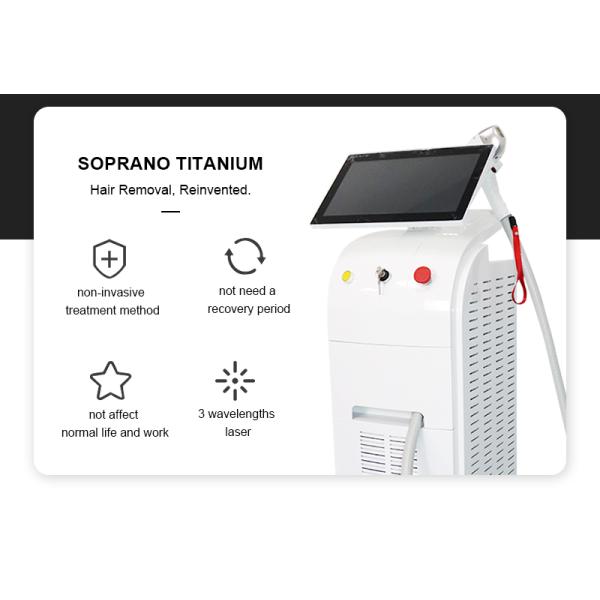 High Quality 755 810 1064 Intelligent Painless Titanium Upgrade Ice Laser Hair Device Diode Laser Hair Removal Epilation