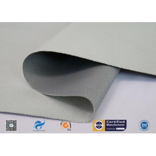 One Side Silicone Coated Glass Cloth , 100g E Glass Silicone Coated Polyester Fabric