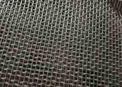 Metal tecido decorativo frisado Mesh Black do revestimento da fachada
