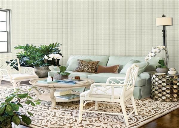 Modern Washable Non Woven Wallpaper Anti - Static For Living Room , Eco Friendly