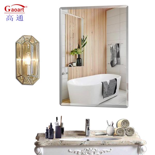 Salon Decor Wall Pocket Inflatable Ball Sticker Adhesive Tray Glass Mirror Magic Compact Bedroom Decoration