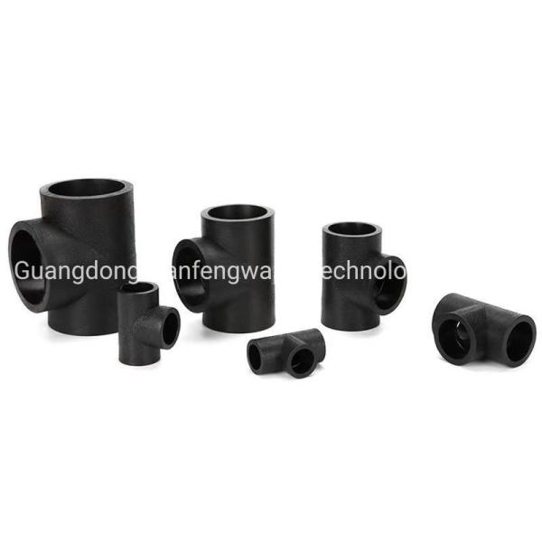 HDPE Pipe Fittings Tee Elbow Coupling Flange Cross With Round Head Code